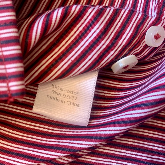JCPenny Striped Button Down Shirt - Men’s Small - Picture 6 of 6
